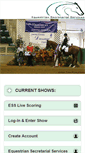Mobile Screenshot of equestriansecretarialservices.com